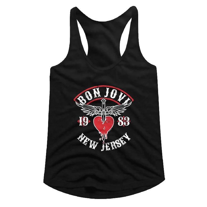 Bon Jovi New Jersey Racerback Tank Top