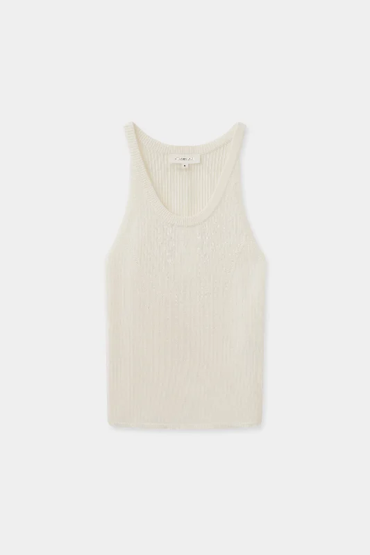 Estella Wool Scoop Neck Tank