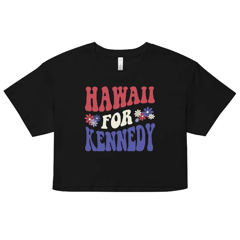 Hawaii for Kennedy Groovy Women’s Crop Top