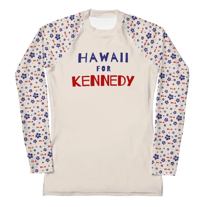 Hawaii for Kennedy Women's Rash Guard