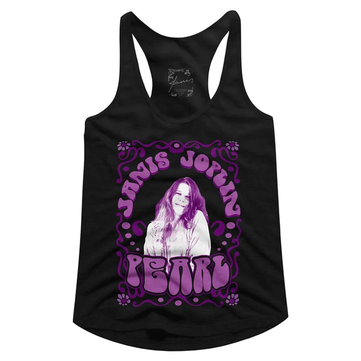 Janis Joplin Pearl Racerback Tank Top