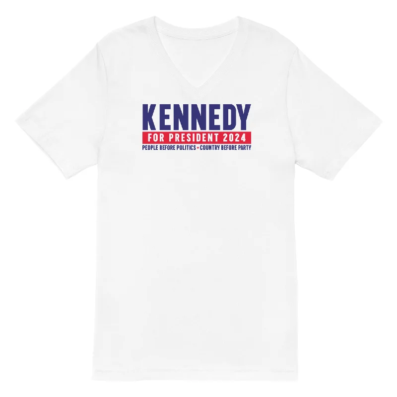 Kennedy for the People Unisex V-Neck Tee