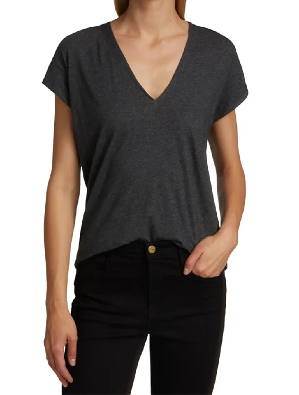 Le Mid Rise V Neck - FRAME