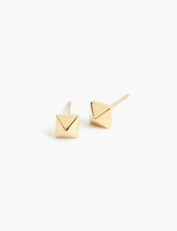 Melrose Studs 5mm, Gold