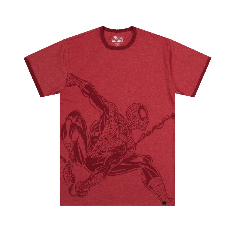 Spider-Man Web Slinging Red Tee