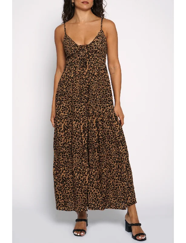 Katy Maxi Dress, Leopard