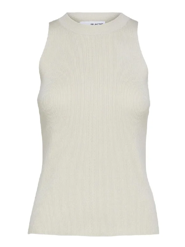 Selected Femme Solina Top in Birch