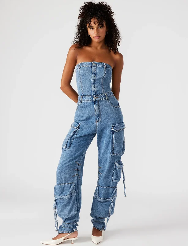 Duo Jumpsuit, Blue Denim