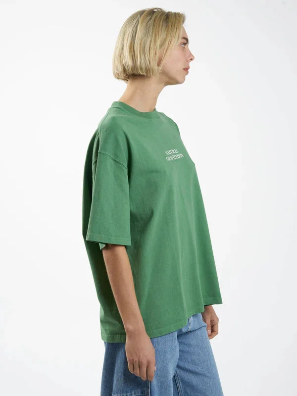 THRILLS GRAVITATING NATURALLY OVERSIZED TEE JUNIPER GREEN