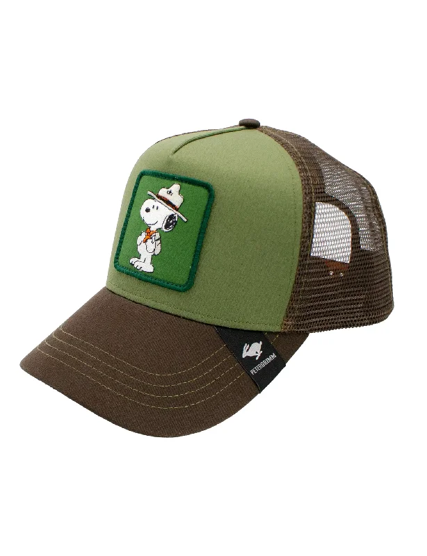 Peanuts Mesh Trucker Cap, Beagle Scout