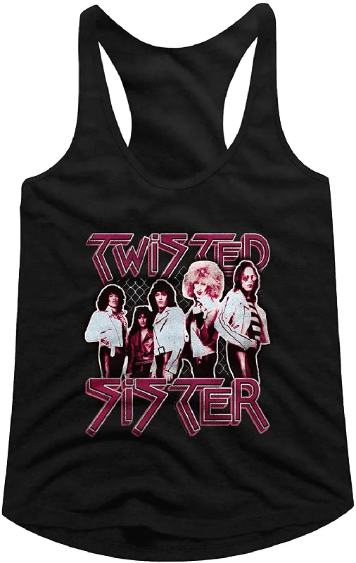 Twisted Sister Pretty in Pink Racerback Tank Top