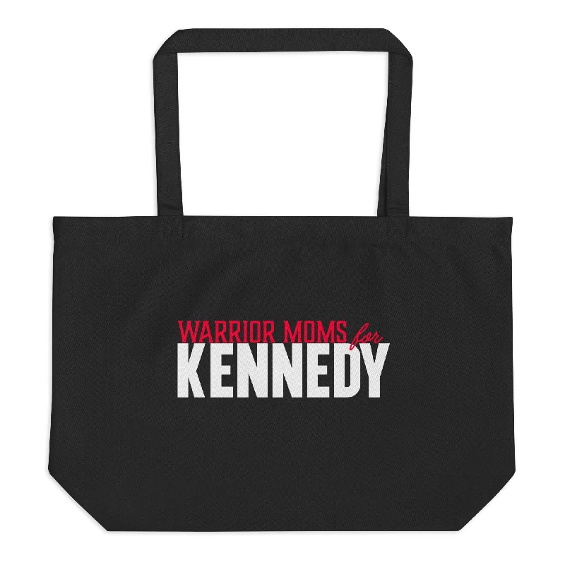 Warrior Moms for Kennedy Large Organic Tote Bag