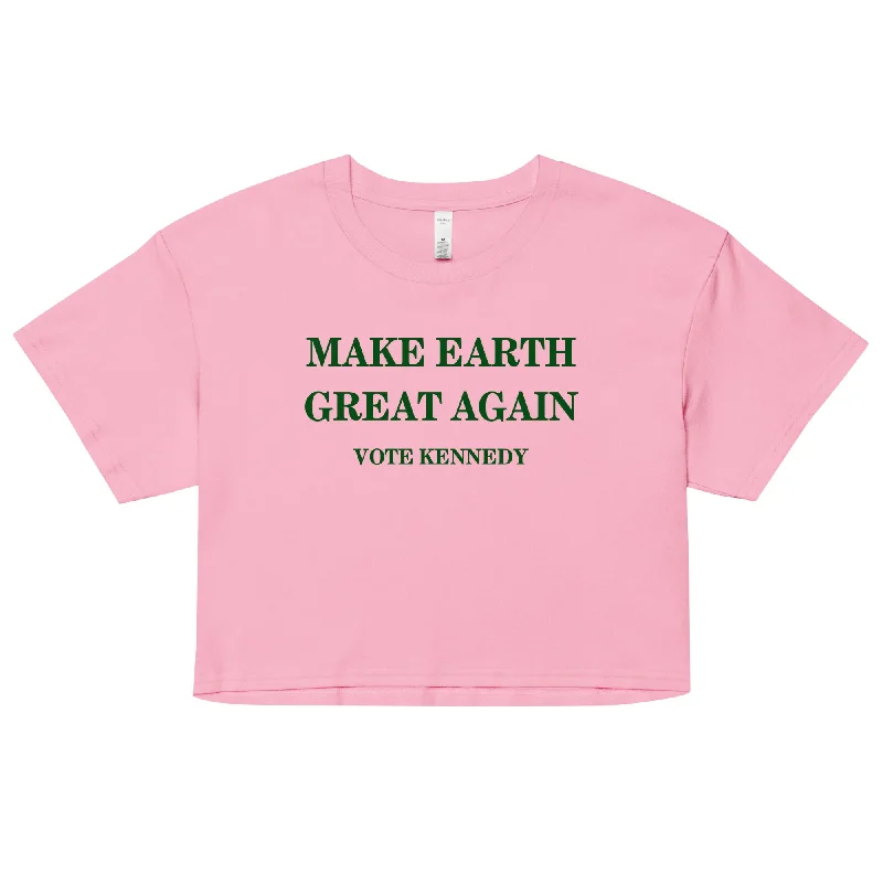 Make Earth Great Again Women’s Crop Top