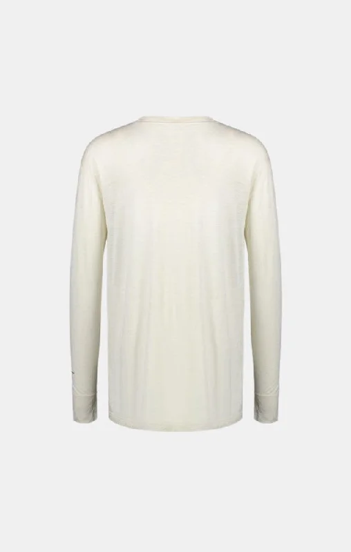 Merino Long Sleeve Tee | Capsize - Off White - Women's