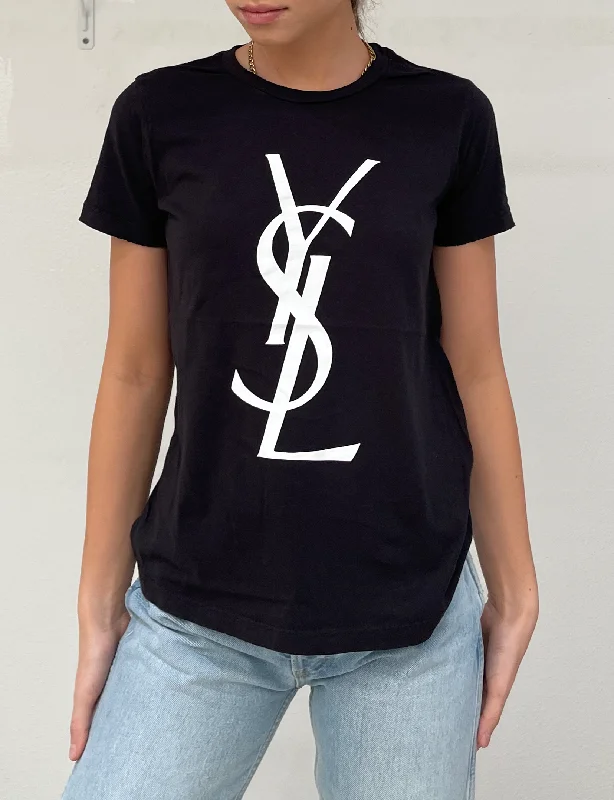 YSL Womens Fit Tee, Black