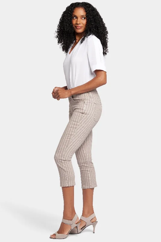 Ami Skinny Capri Jeans - Boardwalk Stripe