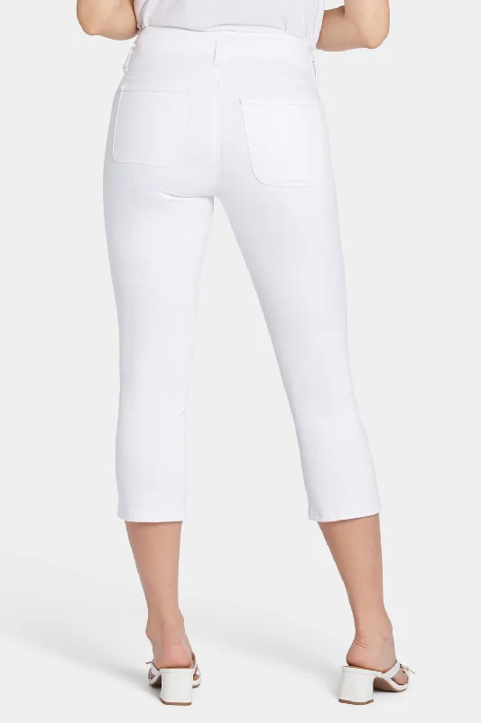 Ami Skinny Capri Jeans - Optic White