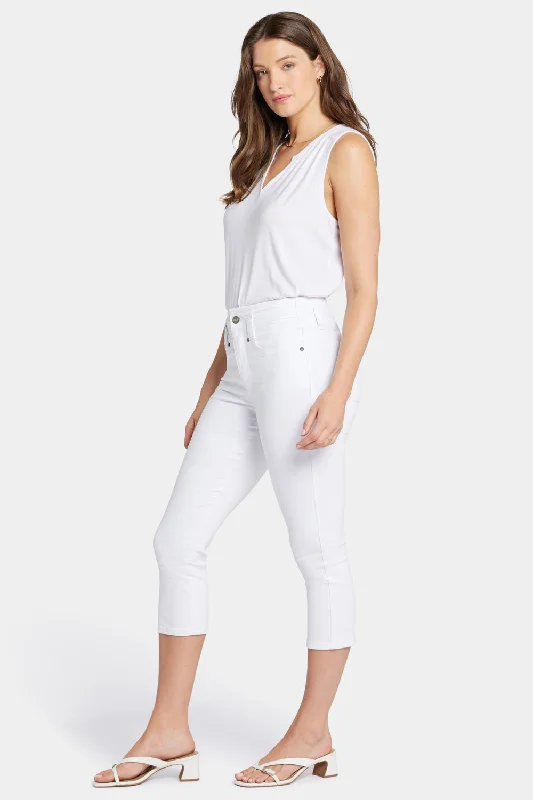 Ami Skinny Capri Jeans - Optic White