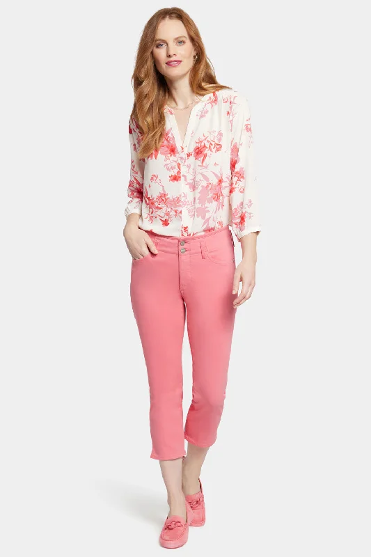 Chloe Capri Jeans - Pink Punch