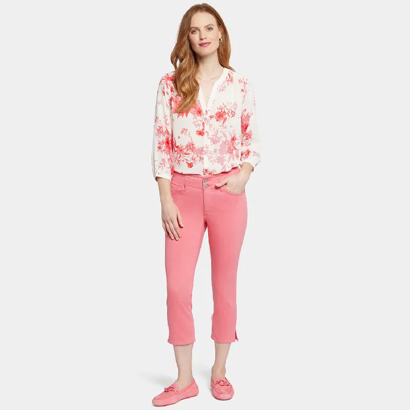 Chloe Capri Jeans - Pink Punch