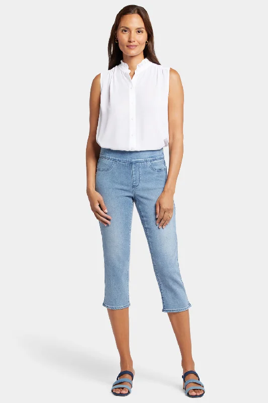 Dakota Crop Pull-On Jeans  - Corfu