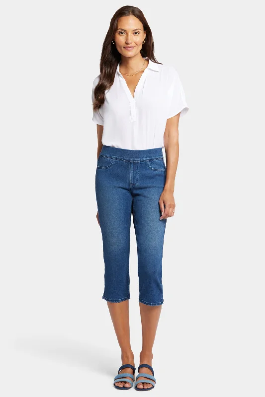 Dakota Crop Pull-On Jeans  - Olympus