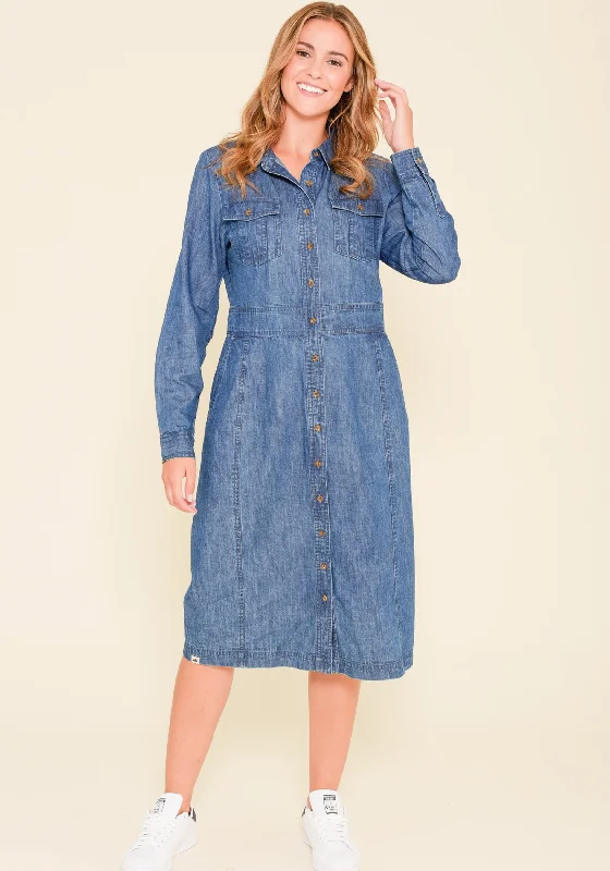 Denim Shirt Dress