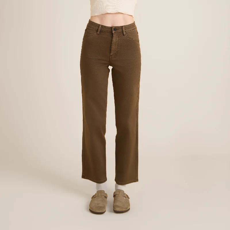 Hwy 395 Pant Denim - Dark Brown