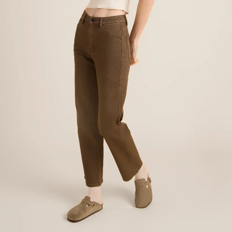 Hwy 395 Pant Denim - Dark Brown