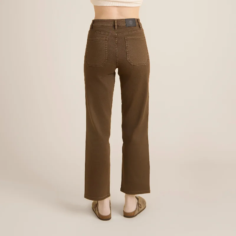 Hwy 395 Pant Denim - Dark Brown