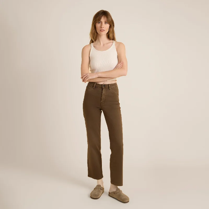 Hwy 395 Pant Denim - Dark Brown