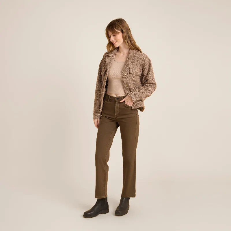 Hwy 395 Pant Denim - Dark Brown