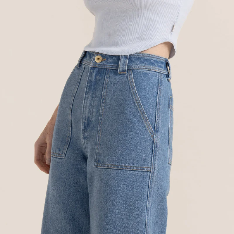 Hwy 125 Pant Denim - Light Bleached Indigo