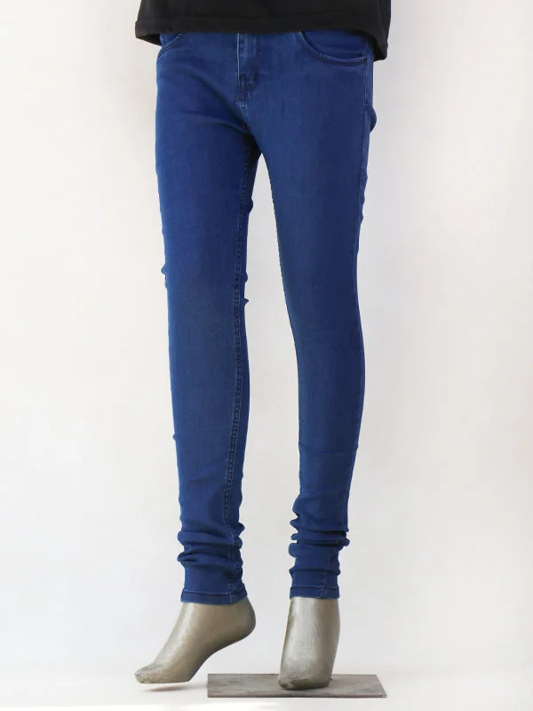 LJ02 Stretchable Denim Jeans For Womens Blue