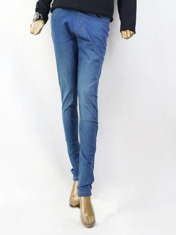 LJ05 Stretchable Denim Jeans For Womens Blue