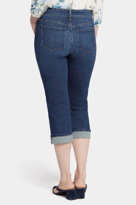 Marilyn Straight Crop Jeans - Dimension