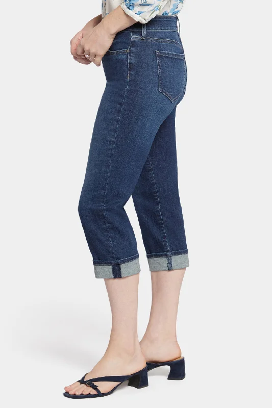 Marilyn Straight Crop Jeans - Dimension