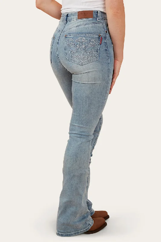 Penny Rodeo Womens High Rise Bootleg Jean - Light Blue