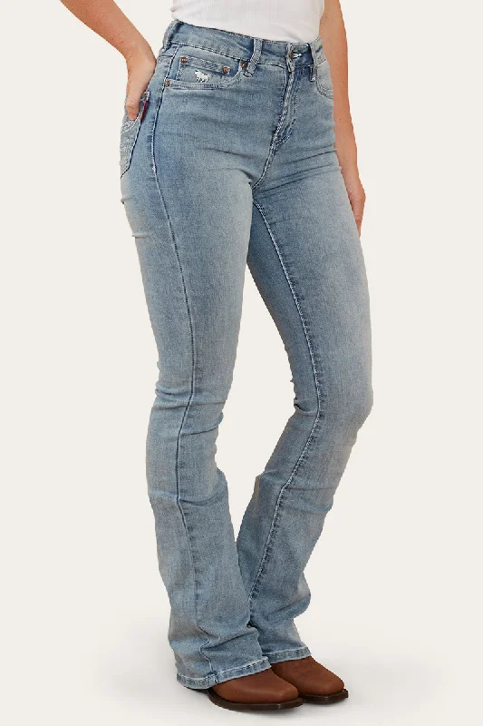 Penny Rodeo Womens High Rise Bootleg Jean - Light Blue