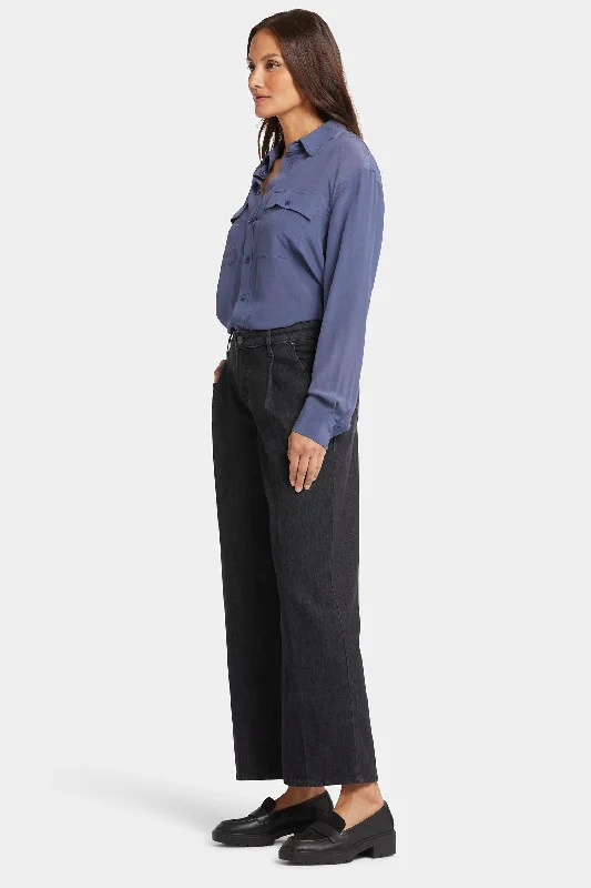 Teresa Wide Leg Ankle Jeans - Eternity