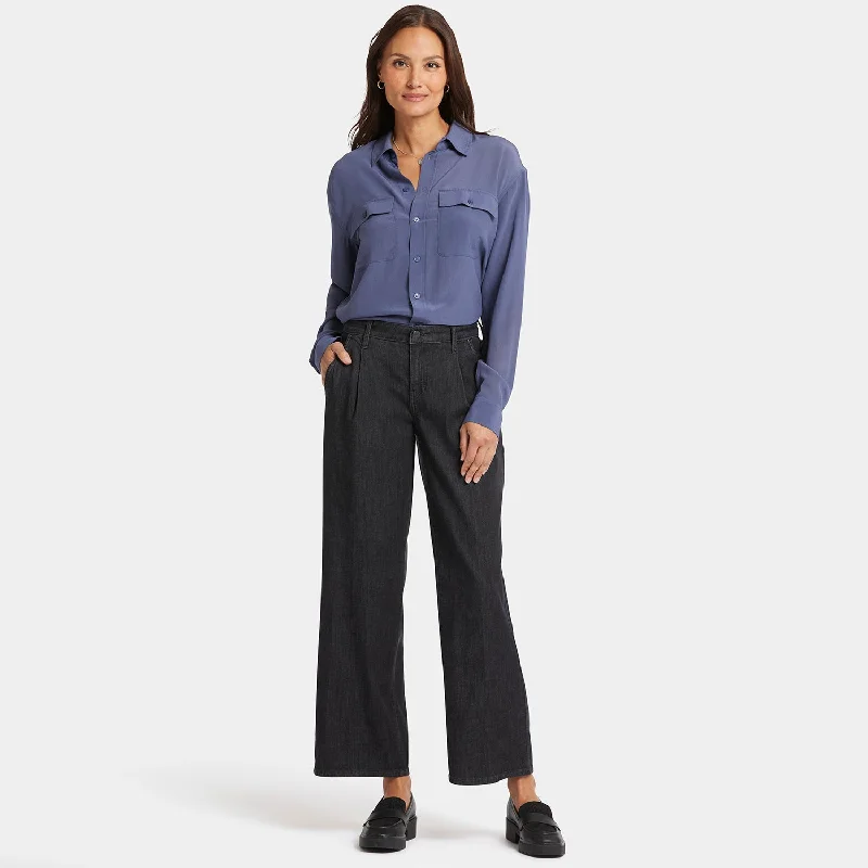 Teresa Wide Leg Ankle Jeans - Eternity