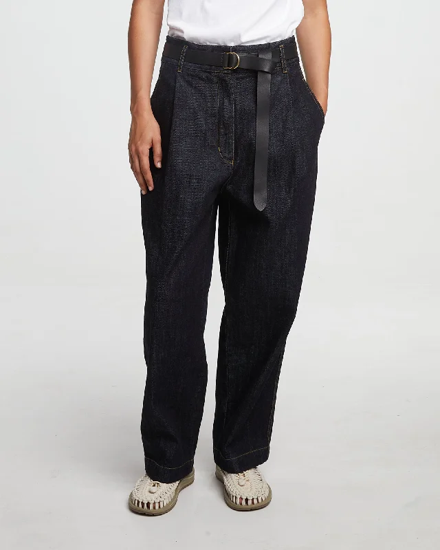 G.o.D British Worker Pants Organic Denim Blue