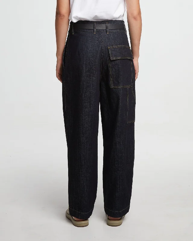 G.o.D British Worker Pants Organic Denim Blue